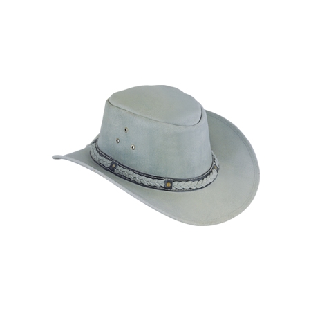Leather Cow Boy Hat